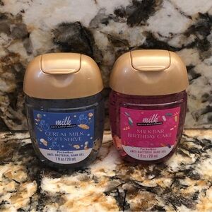 Bath and Body Works Milk Bar Hand Sanitizer Hand Gel Bundle Set